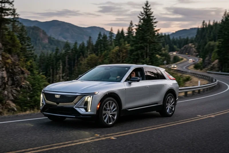 Do the driving modes in cadillac lyriq offer different ranges or battery usages?