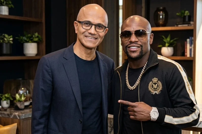 Satya Nadella and Floyd Mayweather: Careers and Lives