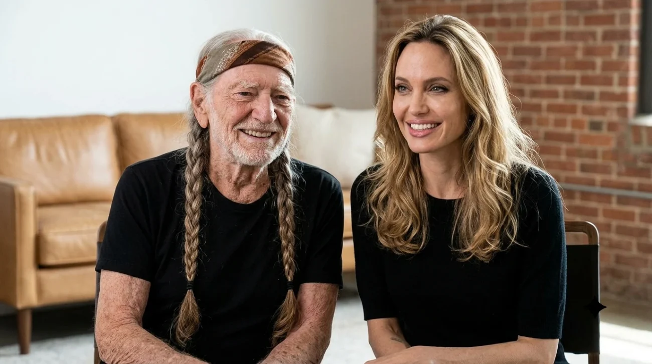 willie nelson and angelina jolie